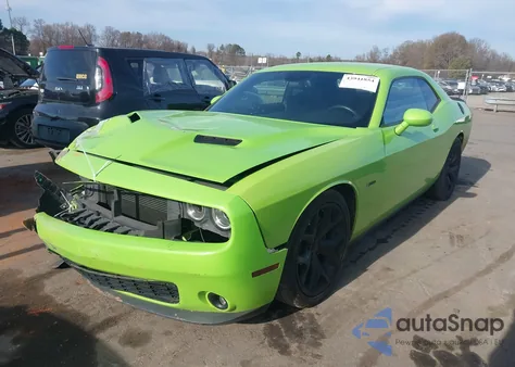 2015 Dodge Challenger R/T z USA, uszkodzony, nr VIN 2C3CDZAT5FH707781